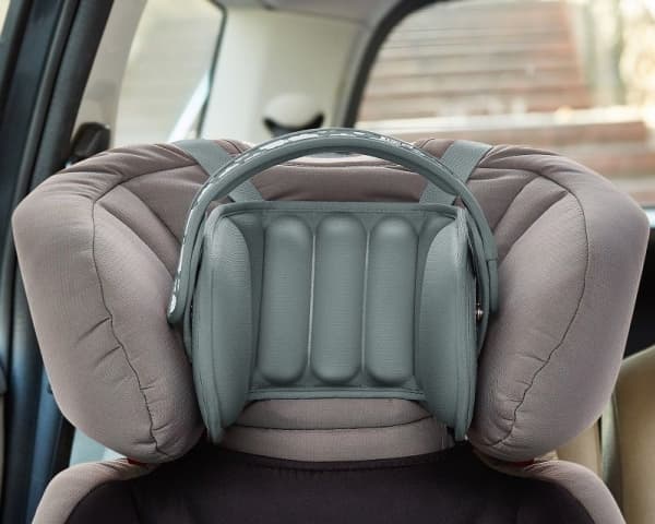 NapUp Headband supporting the car seat - gray