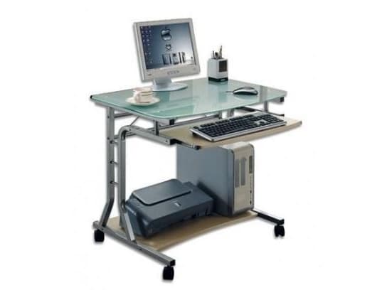 Techly ICA-TB 3791A, MDF/glass, Kirsebær (frukt), 800 mm, 600 mm, 750 mm, 22,1 kg
