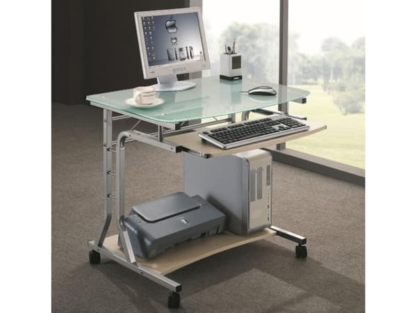 Techly ICA-TB 3791A, MDF/glass, Kirsebær (frukt), 800 mm, 600 mm, 750 mm, 22,1 kg