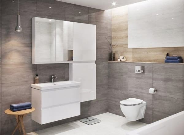 Cersanit S590-032 SPEILSKAP MODUO 40 WHITE DSM // CER.MODUO-LUSTRZ-40-WHITE-DSM