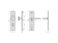 Miniatyrbilde 2 av 5: BASI 7500-0201, Passasjespak, Inne & Ute, Aluminium, Aluminium, Matt, 248 mm