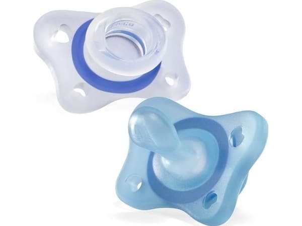 Chicco 732312-beroligende smokk PF MINI SO FT SILIKONE. 2 STK KJØLE