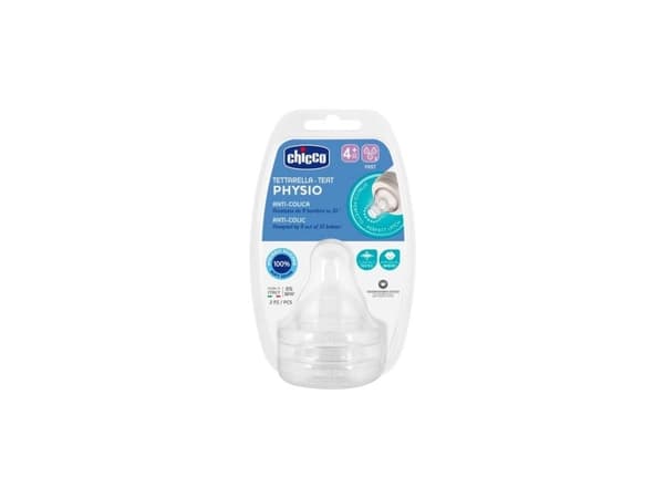 Chicco 00020335000000, Ortodontisk, Medelflöde, Ventil som motverkar kolik, 2 styck