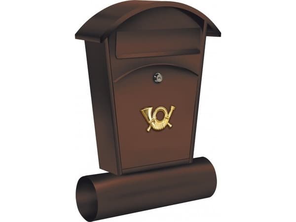 VOREL LETTER BOX 480x280x80mm BRONZE