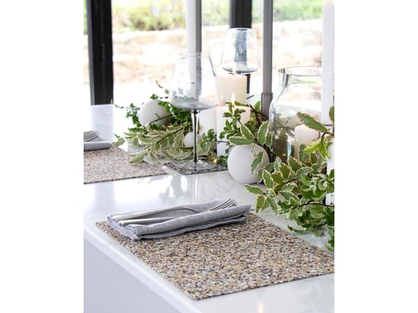 Love Liga Eco placemats set van 4 Beach Clean