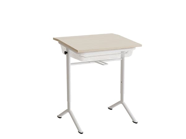 Elevbord Atlas 1128, 650x550mm, eg højtrykslaminat, gråt stel