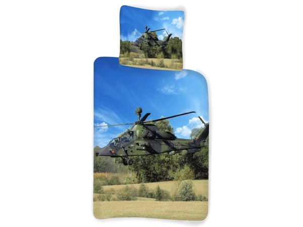 Army Helikopter Sengetøj 140 x 200, 100 procent bomuld