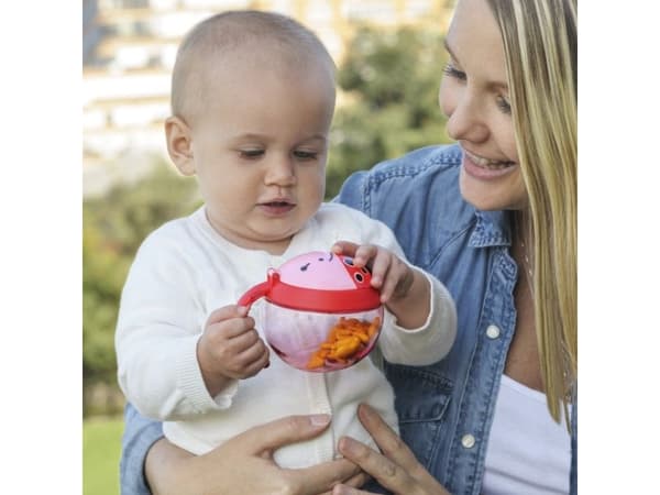 SKIP HOP snackmugg ZOO, Ladybug, 12 månader+, 221 ml, 252552
