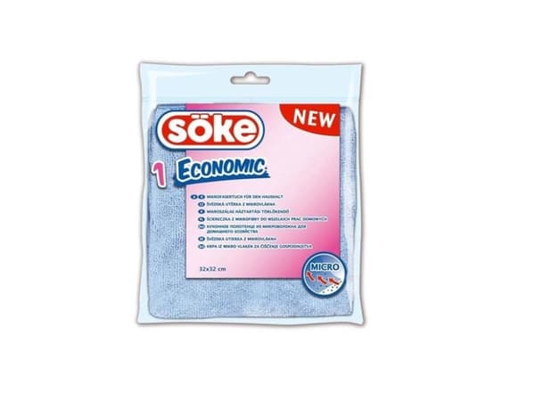 Soke Söke Economic Microfibre Cloth, 1 Pcs