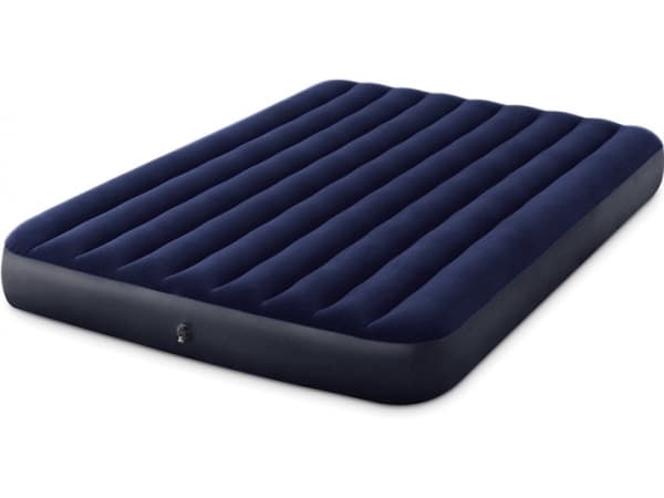 Intex Klassisk Downy Luftmadras 152x203x25 cm