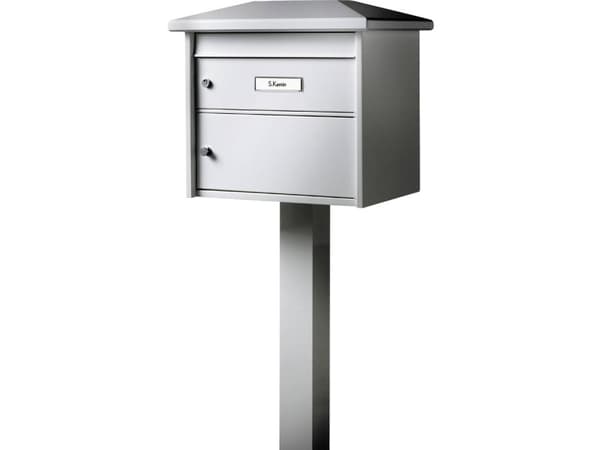 Burg Wächter STÄNDER BK EST 1 W Brevkassestander Aluminium Hvid