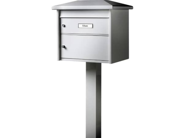Burg Wächter STÄNDER BK EST 1 W Brevkassestander Aluminium Hvid