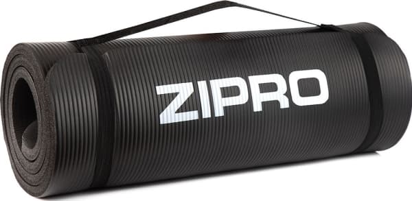Zipro träningsmatta 180 cm x 60 cm x 1,5 cm svart