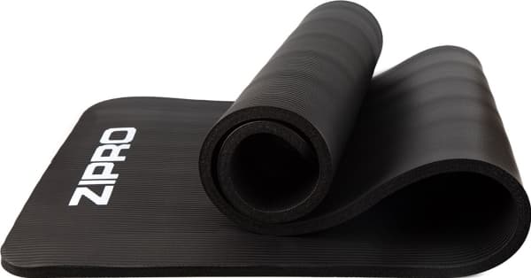 Zipro träningsmatta 180 cm x 60 cm x 1,5 cm svart