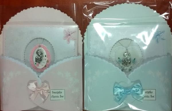 MERITUM Book Baptism Souvenir Kuvert Mix