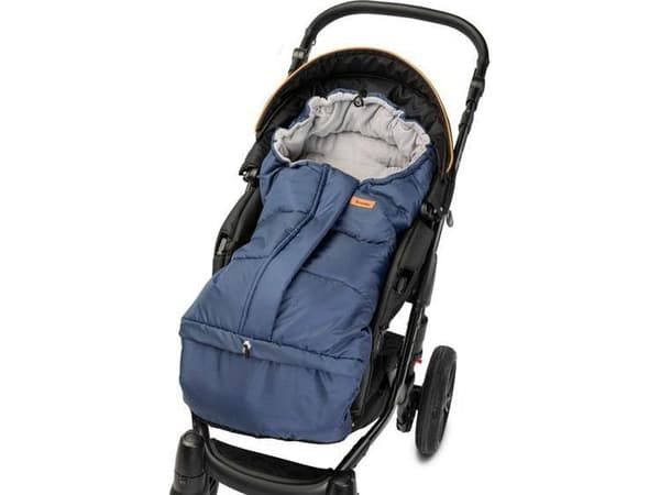 Sensillo COMBI 3in1 POLAR FOOTMUFF - NAVY/GRAY