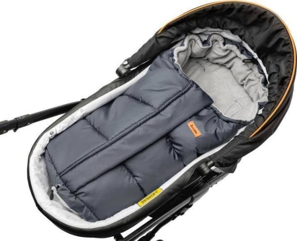 Sensillo COMBI 3in1 POLAR FOOTMUFF - GRAPHITE/GRAY