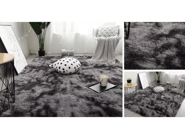 Strado Teppe Ombre Shaggy Strado 160x220 OmbreGrå (Mørkegrå) universal