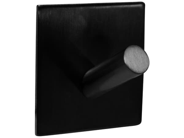 Home&gt;it® självhäftande enkelkrok 4 x 4 cm matt svart