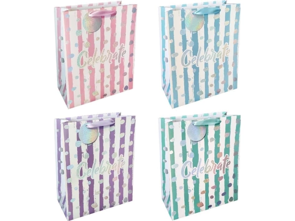 Incood Decorative bag 26x32 Celebrate pastel