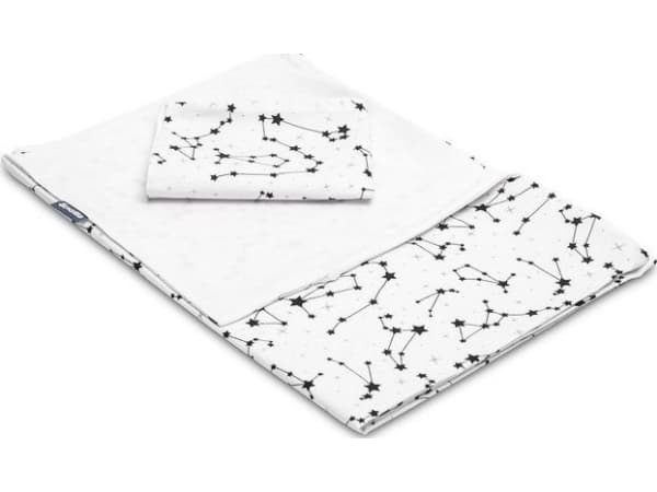 Sensillo BEDDING 2 PIECES WHITE STAR COLLECTION 100X135 CM 4360/5749