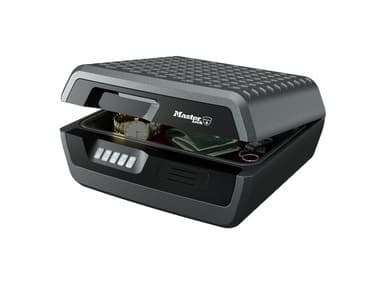 MASTER LOCK CHW30300EURHRO, Bærbar safe, Kull, Grå, Elektronisk, 10 l, Dokumenter, Smykker, Pengeoppbevaring, Små elektroniske enheter, Batteri