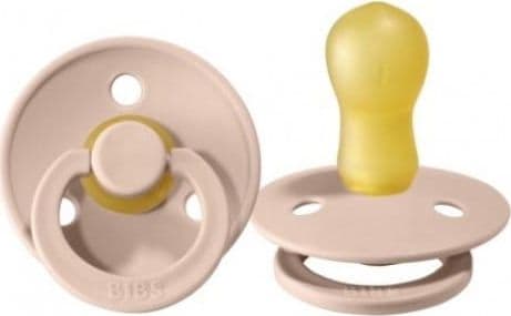 BIBS Soother Hevea Blush L 18m + Pacifier