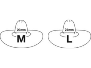 NUK NUK Silikon Nipple Shields L 2 stk