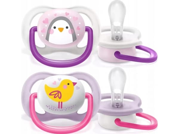 AVENT-SCF080/06-SMOCZEK USPOKAJAJĄCY ORT ODONT. 0-6 M-CY GIRL A 2 SZT