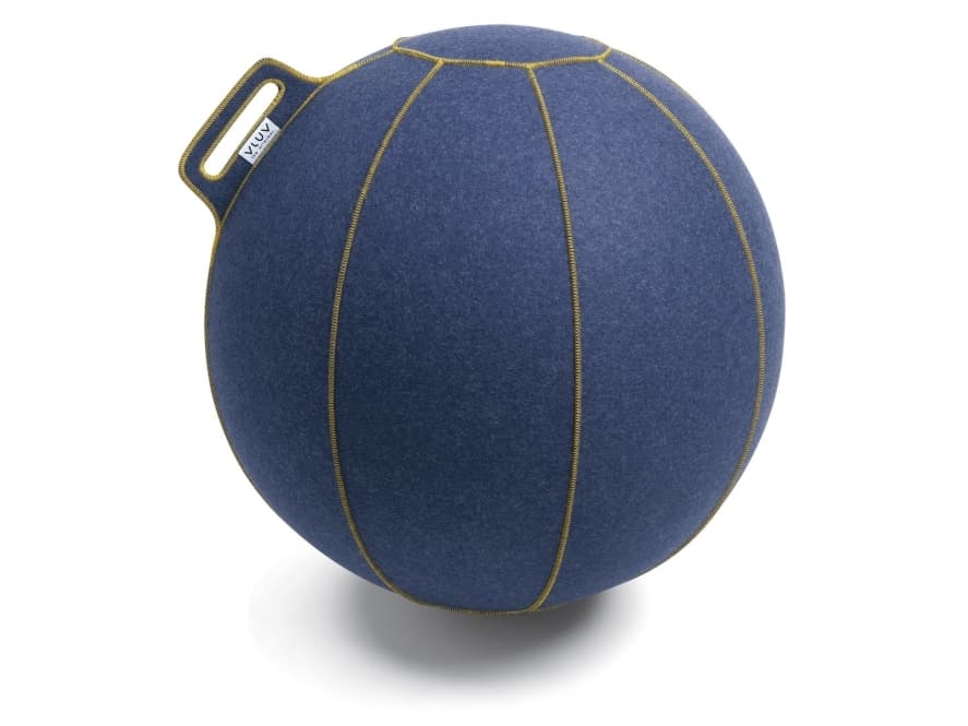 VLUV VELT, Enkelt stol, Blå, Guld, Merinould, Voksne, 750 mm, 750 mm