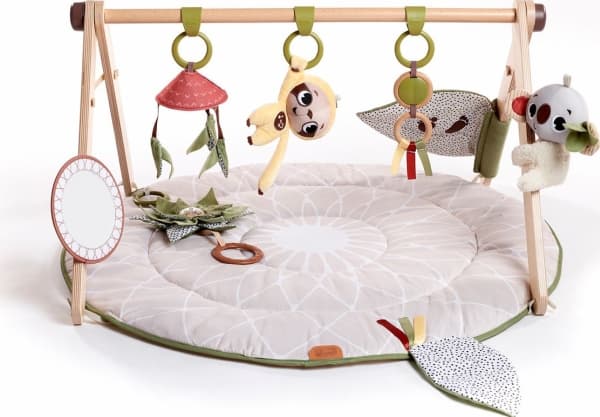 Tiny Love Gymnastics/Baby mat with a wooden stand - Boho Chic