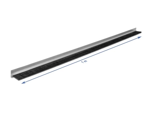 DeLOCK 66652, Sort, Aluminium, Plast, Rektangulær, 1000 mm, 40 mm, China