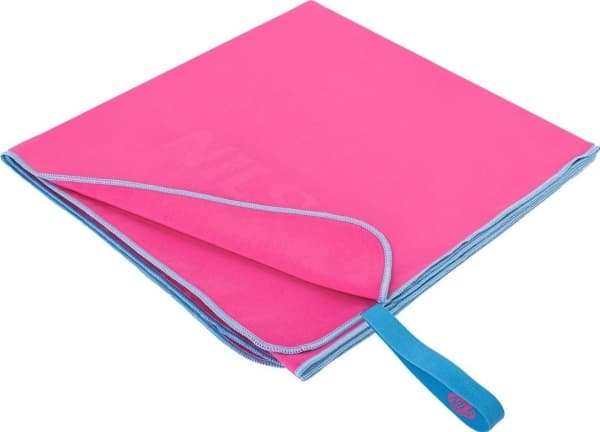 Mikrofiberhåndkle Nils Camp NCR11 rosa-blå, 140x70