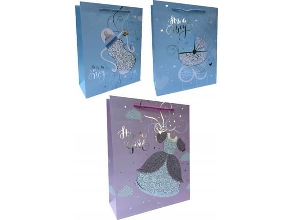 JU-PITER Presentpåse 9866B 26x32x10cm p12, pris per 1 st
