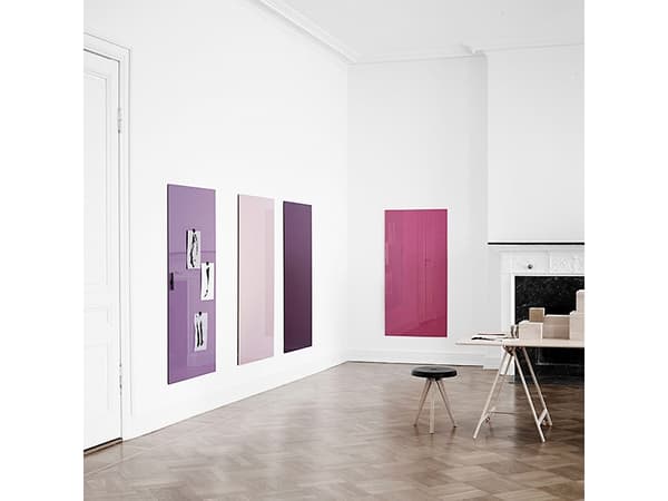 Glastavle Mood Wall, 1500x500 mm, Ren hvid