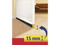 Pikkukuva 2 / 5: tesa FOR TEXTILES 05403-00102-00 Oven tiivistyskisko tesamoll® Transparent (L x S) 1 m x 40 mm 1 kpl