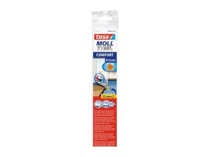 tesa COMFORT 05405-00102-00 Dørtætningsskinne tesamoll® Rustfrit stål (L x B) 1 m x 40 mm 1 stk