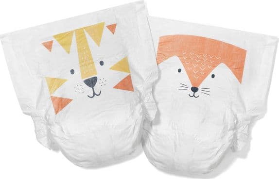 Kit and Kin Biologisk nedbrytbare bleier 4, 9-15 kg, 34 stk.