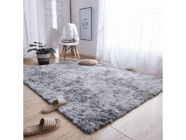 Strado Teppe Ombre Shaggy Strado 140x190 OmbreSølv (lys grå) universal
