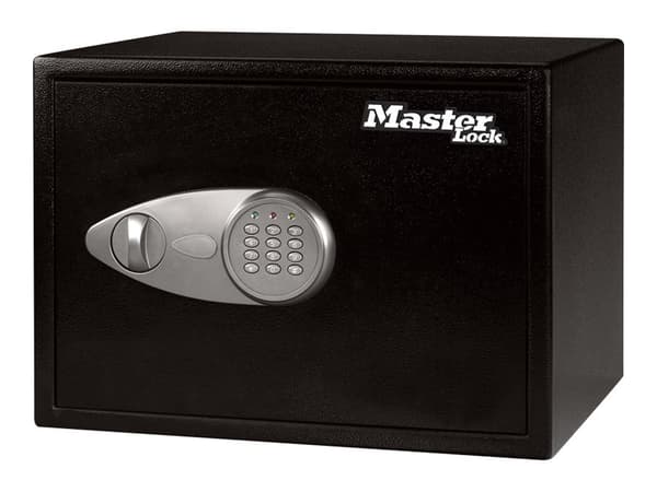 Master Lock Large No. X125ML - Pengeskap - solid stål - grå, svart
