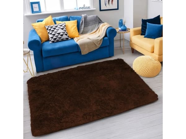 Strado Carpet Shaggy Strado 140x190 DarkCoffee (Mørkebrun)