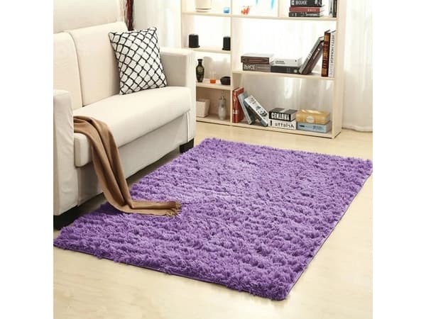Strado Shaggy matto 120x170 PurpleFlower (vaaleanvioletti)