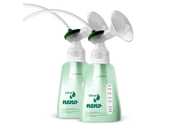 Neno NEN-BAB-BT004, Oppbevaringsbag for brystmelk, Grønn, Hvit, 105 mm, 145 mm, 205,2 g, 145 mm