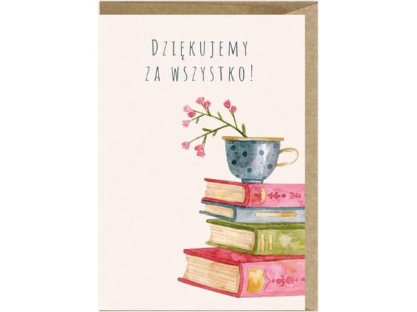 Cardie Card for the Book Teacher's Day K125