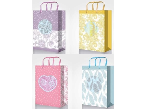 Fresh Decorative bag with a window, vertical M1 20263-20266