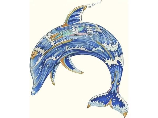 DM Collection Karnet A130 B6 + koperta Delfin