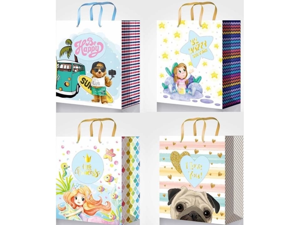 Fresh Decorative bag with a window, vertical M 20247-20250