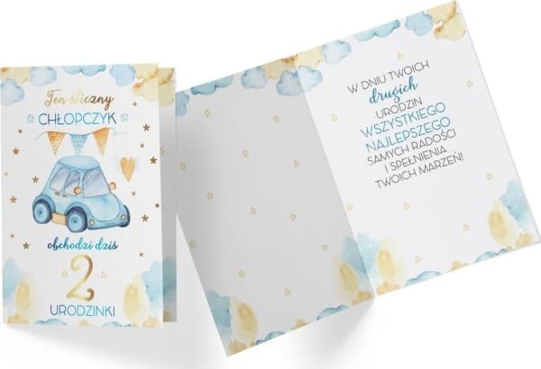 CUCARD Carnet PR-320 Födelsedag 2 pojke