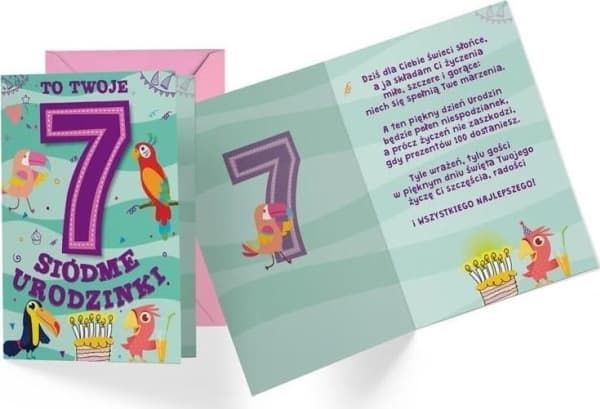 CUCCARD B6 carnet PR-291 Födelsedag 7