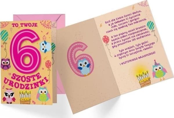CUCCARD Carnet B6 PR-289 Syntymäpäivä 6